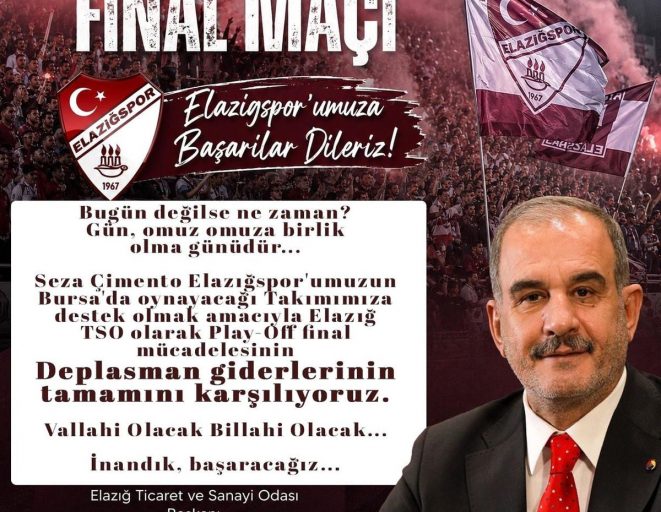 Başkan Alan, Elazığspor'un deplasman giderlerini karşıladı