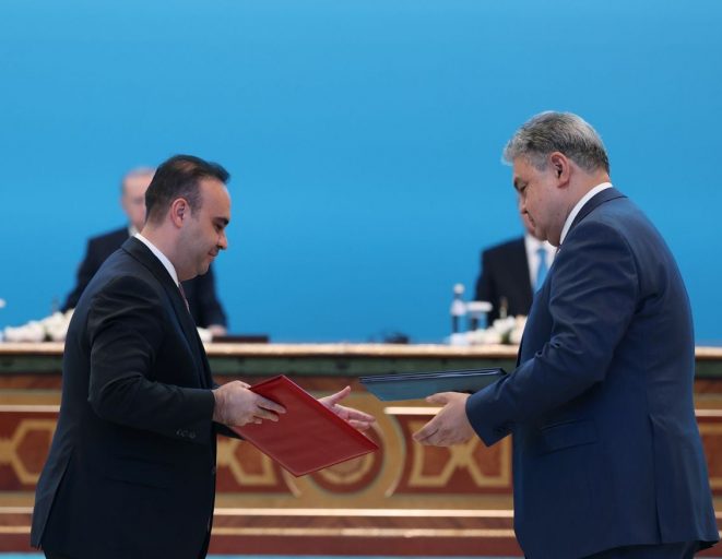 Cumhurbaşkanı Erdoğan, Kazakistan'da 12 anlaşma imzaladı