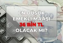En düşük emekli maaşı 36 bin TL olacak mı? Kulislerde konuşulan emekli zammı ne kadar?
