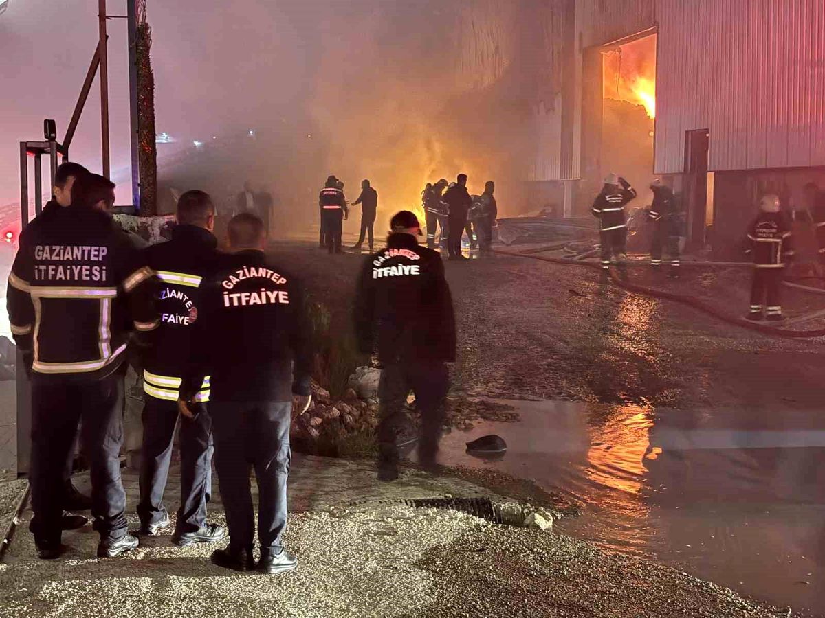 Gaziantep'te Mobilya Fabrikasında Yangın - Haberler