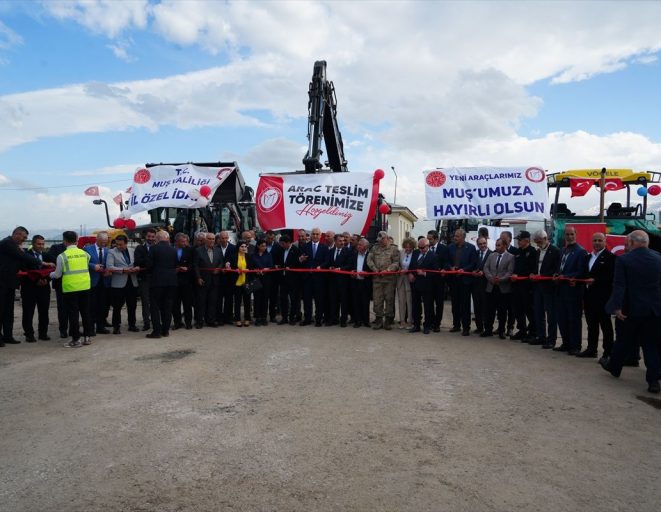 Muş İl Özel İdaresi'ne 165 milyon liralık 40 araçlık filo takviyesi