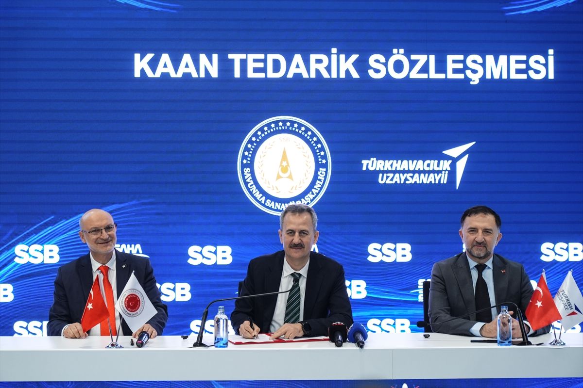 SSB ile TUSAŞ arasında Milli Muharip Uçak KAAN için tedarik sözleşmesi imzalandı
