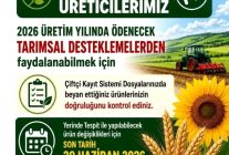 Aydınlı üreticilere ÇKS uyarısı: "Son tarih 30 Haziran