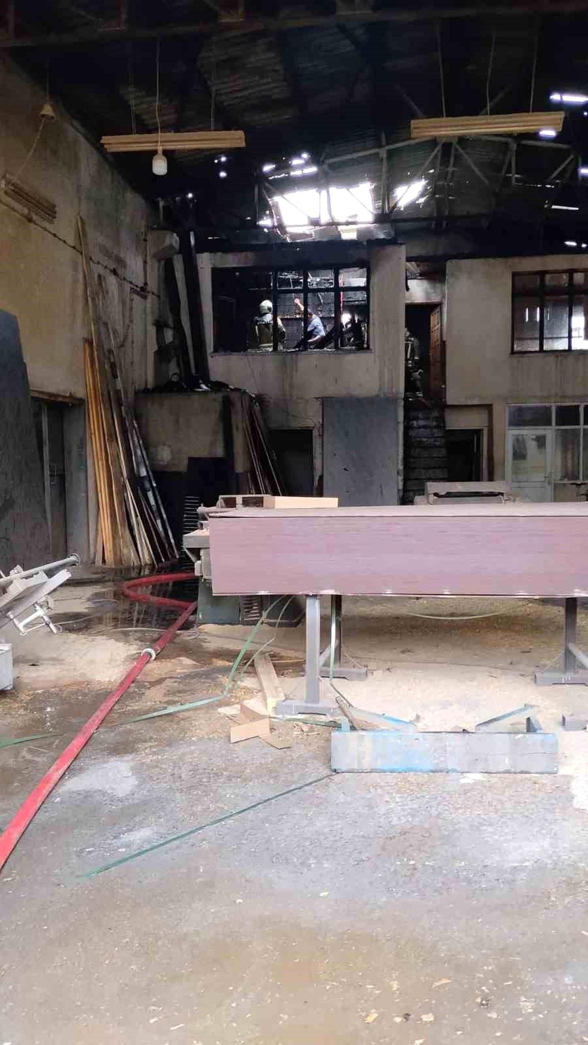 Beypazarı'nda iş yerinde çıkan yangın söndürüldü