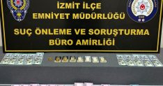 Kocaeli'de ayarı düşürülmüş altınla kuyumcuları dolandırmaya çalışan 2 şüpheli yakalandı