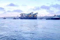 Saipem 7000 geçişi için İstanbul Boğazı 14 saat trafiğe kapatıldı