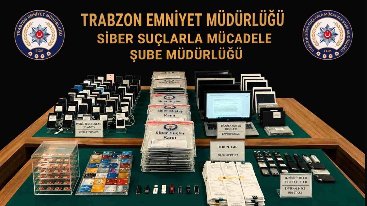 Trabzon merkezli 11 ilde yasadışı bahis ve dolandırıcılık operasyonu