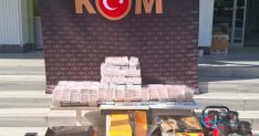 Uşak'ta 20 bin 100 adet kaçak makaron ele geçirildi