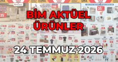 BİM Aktüel 24 Temmuz 2026! BİM Cuma aktüel ürünler neler var, hangi ürünler indirimde?