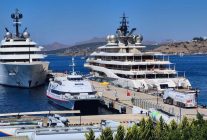 Bodrum'a demir atan iki lüks yat, toplam 615 ton yakıt aldı