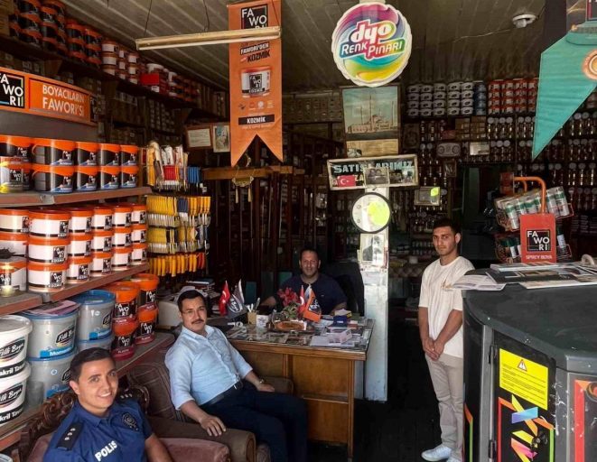 Vatandaş odaklı hizmet anlayışıyla dikkat çeken Akyaka Kaymakamı Demirtaş esnaf ile buluştu