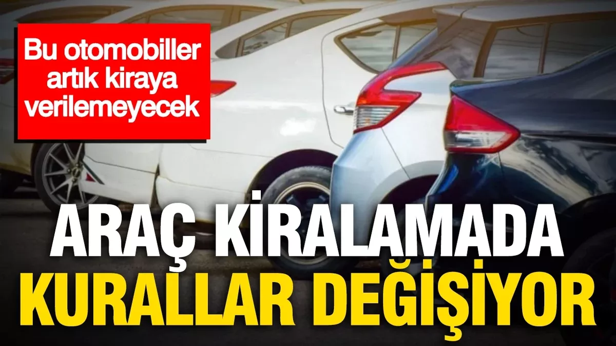 Araç Kiralama Sektörüne Yeni Düzenleme: 2027'den İtibaren Eski ve Yüksek Kilometreli Araçlar Kiralanamayacak