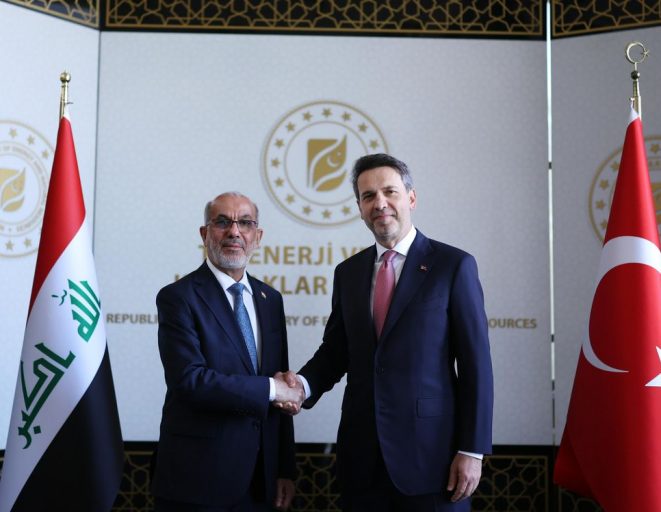 Bakan Bayraktar, Irak Petrol Bakanı Hüdeyir ile görüştü