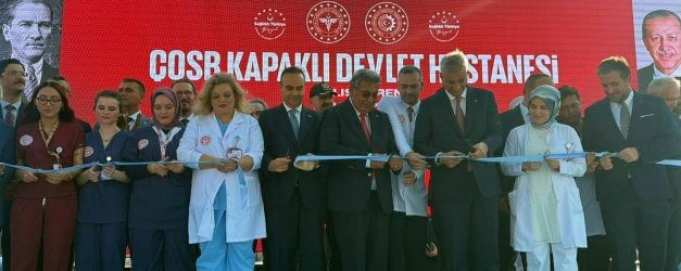 Bakan Memişoğlu ile Bakan Kacır, Tekirdağ'da hastane açılışına katıldı