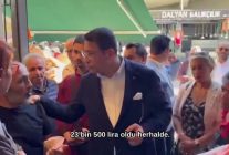 İdris Şahin, Ulus'ta esnaf ve vatandaşlarla bir araya geldi: 23 bin 552 lira emekli aylığını reva gördüğünüz vatandaşa 30 bin lira kira dayatılıyor