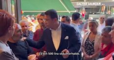 İdris Şahin, Ulus'ta esnaf ve vatandaşlarla bir araya geldi: 23 bin 552 lira emekli aylığını reva gördüğünüz vatandaşa 30 bin lira kira dayatılıyor