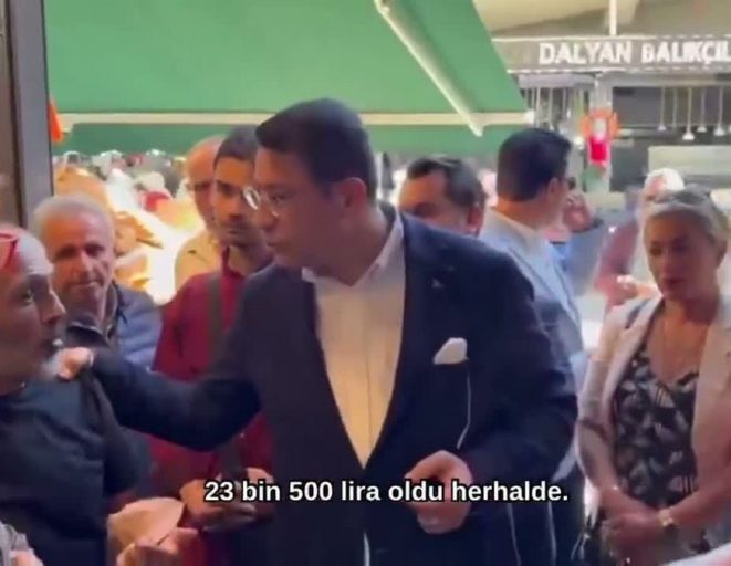İdris Şahin, Ulus'ta esnaf ve vatandaşlarla bir araya geldi: 23 bin 552 lira emekli aylığını reva gördüğünüz vatandaşa 30 bin lira kira dayatılıyor