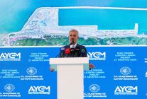 İyidere Lojistik Merkezi'nde Beton Döküm Töreni