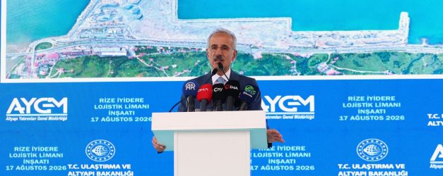 İyidere Lojistik Merkezi'nde Beton Döküm Töreni