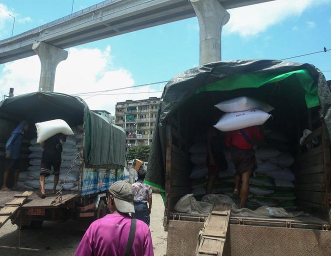 Myanmar'ın Pirinç İhracatı İlk Dört Ayda 699.730 Ton