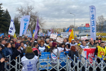 KESK, AYM önünde yaşamına son veren emekli polisin sözünü milyonların çığlığı saydı