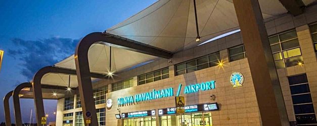 Konya Havalimanı ağustos ayında 115 bin 268 yolcuya hizmet verdi
