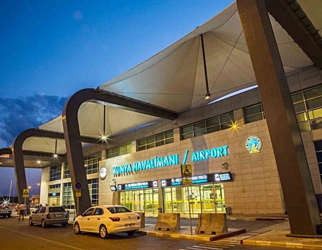 Konya Havalimanı ağustos ayında 115 bin 268 yolcuya hizmet verdi