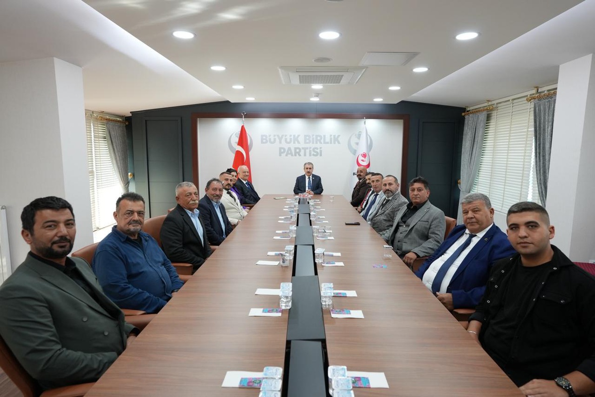 BBP Genel Başkanı Destici, 12 İmamlar Alevi-Bektaşi Derneği heyetini kabul etti