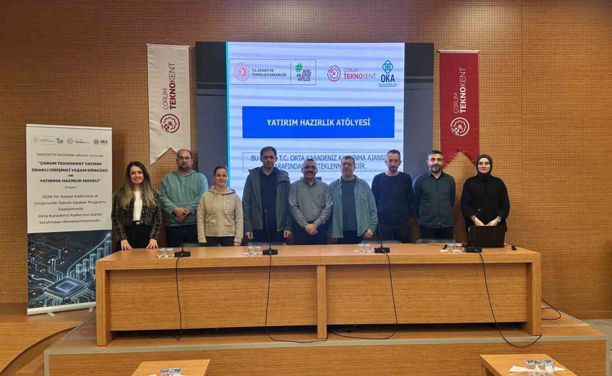 Çorum Teknokent'te OKA desteğiyle girişimcilere yatırıma hazırlık eğitimi verildi