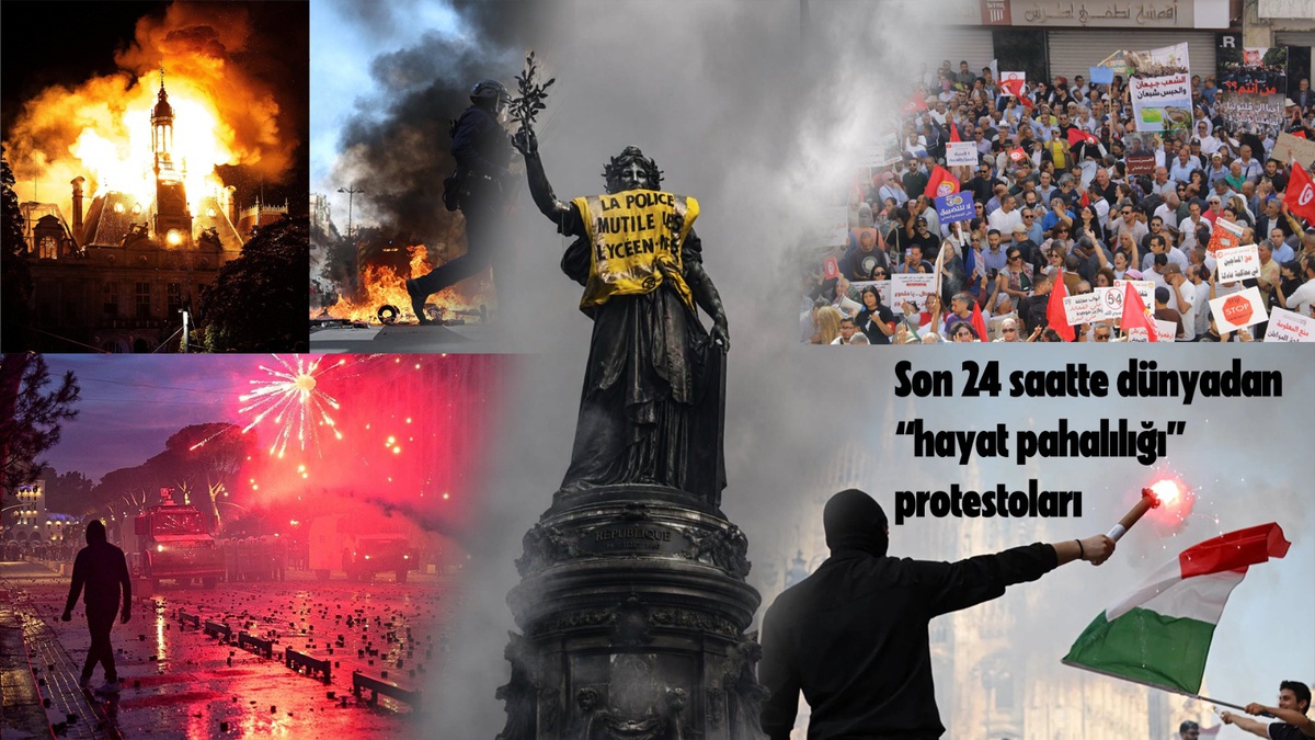 Fransa'da protestolarda 1 kişi öldü, yaklaşık bin 800 kişi gözaltına alındı