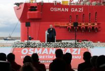 Osman Gazi platformu Sakarya Gaz Sahası'na 20 milyon metreküp hedefiyle uğurlandı